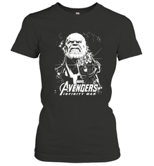 Marvel Infinity War Thanos Unicolor Stamp Women's T-Shirt Women's T-Shirt - skytshirtshop