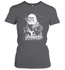 Marvel Infinity War Thanos Unicolor Stamp Women's T-Shirt Women's T-Shirt - skytshirtshop