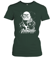 Marvel Infinity War Thanos Unicolor Stamp Women's T-Shirt Women's T-Shirt - skytshirtshop