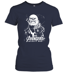 Marvel Infinity War Thanos Unicolor Stamp Women's T-Shirt Women's T-Shirt - skytshirtshop