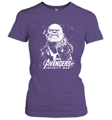Marvel Infinity War Thanos Unicolor Stamp Women's T-Shirt Women's T-Shirt - skytshirtshop