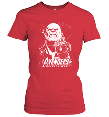 Marvel Infinity War Thanos Unicolor Stamp Women's T-Shirt Women's T-Shirt - skytshirtshop