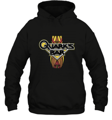 Star Trek DS9 Quark's Bar Vintage Logo Hooded Sweatshirt Hooded Sweatshirt - skytshirtshop
