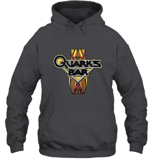 Star Trek DS9 Quark's Bar Vintage Logo Hooded Sweatshirt Hooded Sweatshirt - skytshirtshop