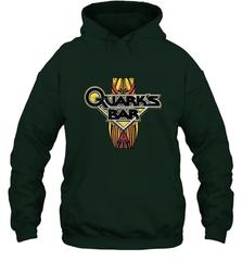 Star Trek DS9 Quark's Bar Vintage Logo Hooded Sweatshirt Hooded Sweatshirt - skytshirtshop