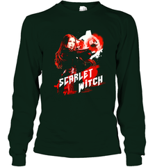 Marvel Infinity War Scarlet Witch Red Splat Long Sleeve T-Shirt Long Sleeve T-Shirt - skytshirtshop