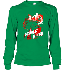 Marvel Infinity War Scarlet Witch Red Splat Long Sleeve T-Shirt Long Sleeve T-Shirt - skytshirtshop