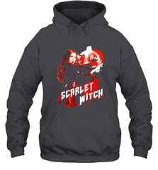 Marvel Infinity War Scarlet Witch Red Splat Hooded Sweatshirt Hooded Sweatshirt - skytshirtshop