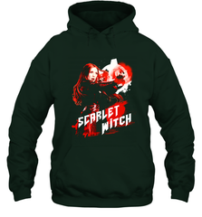 Marvel Infinity War Scarlet Witch Red Splat Hooded Sweatshirt Hooded Sweatshirt - skytshirtshop