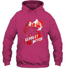 Marvel Infinity War Scarlet Witch Red Splat Hooded Sweatshirt Hooded Sweatshirt - skytshirtshop