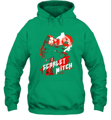 Marvel Infinity War Scarlet Witch Red Splat Hooded Sweatshirt Hooded Sweatshirt - skytshirtshop