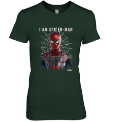 Marvel Infinity War I Am Spider Man Web Graphic Women's Premium T-Shirt Women's Premium T-Shirt - skytshirtshop