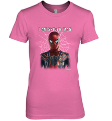 Marvel Infinity War I Am Spider Man Web Graphic Women's Premium T-Shirt Women's Premium T-Shirt - skytshirtshop