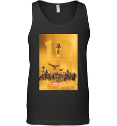 Marvel Studios 10 Years of Heroes Poster Men's Tank Top
