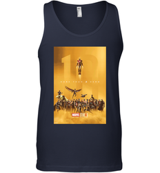 Marvel Studios 10 Years of Heroes Poster Men's Tank Top