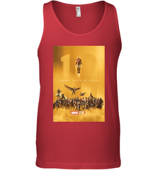 Marvel Studios 10 Years of Heroes Poster Men's Tank Top Men's Tank Top - skytshirtshop
