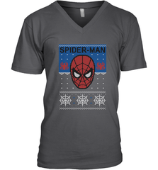 Marvel Spider Man Mask Christmas Sweater Men's V-Neck Men's V-Neck - skytshirtshop