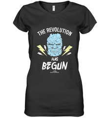 Marvel Thor Ragnarok Korg Revolution's Begun Women's V-Neck T-Shirt Women's V-Neck T-Shirt - skytshirtshop