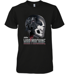 Marvel Infinity War War Machine Head Profile Men's Premium T-Shirt Men's Premium T-Shirt - skytshirtshop