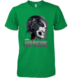 Marvel Infinity War War Machine Head Profile Men's Premium T-Shirt