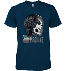 Marvel Infinity War War Machine Head Profile Men's Premium T-Shirt Men's Premium T-Shirt - skytshirtshop