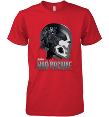 Marvel Infinity War War Machine Head Profile Men's Premium T-Shirt Men's Premium T-Shirt - skytshirtshop