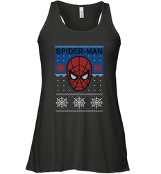 Marvel Spider Man Mask Christmas Sweater Women's Racerback Tank