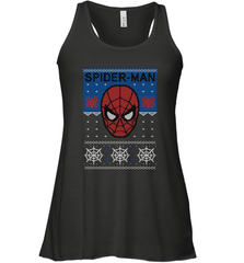 Marvel Spider Man Mask Christmas Sweater Women's Racerback Tank Women's Racerback Tank - skytshirtshop