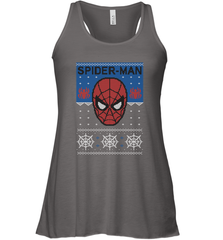 Marvel Spider Man Mask Christmas Sweater Women's Racerback Tank Women's Racerback Tank - skytshirtshop