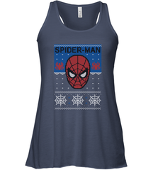 Marvel Spider Man Mask Christmas Sweater Women's Racerback Tank Women's Racerback Tank - skytshirtshop