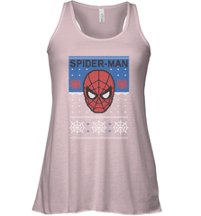Marvel Spider Man Mask Christmas Sweater Women's Racerback Tank Women's Racerback Tank - skytshirtshop