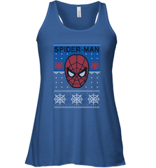 Marvel Spider Man Mask Christmas Sweater Women's Racerback Tank Women's Racerback Tank - skytshirtshop