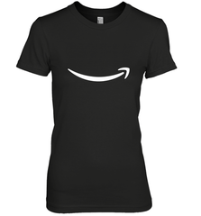 Smile Shirt  White Logo Women's Premium T-Shirt Women's Premium T-Shirt - skytshirtshop