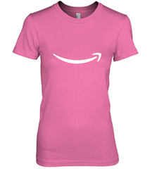 Smile Shirt  White Logo Women's Premium T-Shirt Women's Premium T-Shirt - skytshirtshop