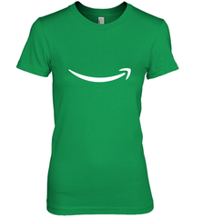 Smile Shirt  White Logo Women's Premium T-Shirt Women's Premium T-Shirt - skytshirtshop