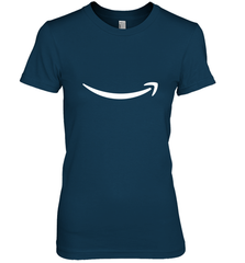 Smile Shirt  White Logo Women's Premium T-Shirt Women's Premium T-Shirt - skytshirtshop