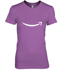 Smile Shirt  White Logo Women's Premium T-Shirt Women's Premium T-Shirt - skytshirtshop