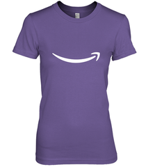 Smile Shirt  White Logo Women's Premium T-Shirt Women's Premium T-Shirt - skytshirtshop