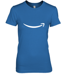 Smile Shirt  White Logo Women's Premium T-Shirt Women's Premium T-Shirt - skytshirtshop