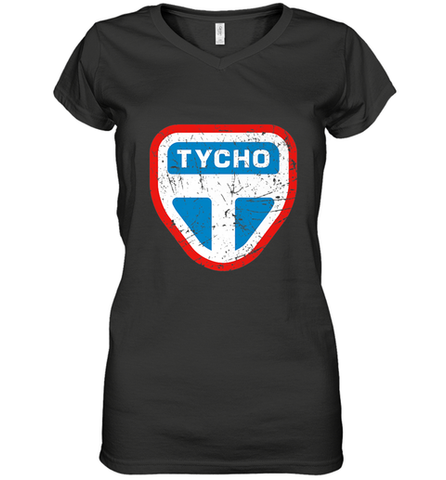 The Expanse Tycho Station Logo Women's V-Neck T-Shirt Women's V-Neck T-Shirt / Black / S Women's V-Neck T-Shirt - skytshirtshop
