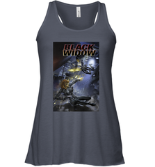 Marvel Comixology Black Widow Madame Of Masque Comic Cover Women's Racerback Tank Women's Racerback Tank - skytshirtshop