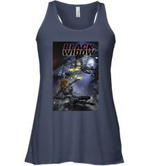 Marvel Comixology Black Widow Madame Of Masque Comic Cover Women's Racerback Tank Women's Racerback Tank - skytshirtshop