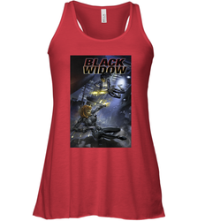 Marvel Comixology Black Widow Madame Of Masque Comic Cover Women's Racerback Tank