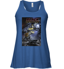 Marvel Comixology Black Widow Madame Of Masque Comic Cover Women's Racerback Tank Women's Racerback Tank - skytshirtshop
