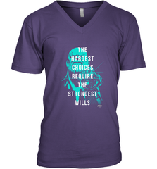 Marvel Infinity War Thanos Strongest Wills Men's V-Neck Men's V-Neck - skytshirtshop