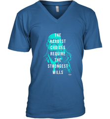 Marvel Infinity War Thanos Strongest Wills Men's V-Neck Men's V-Neck - skytshirtshop