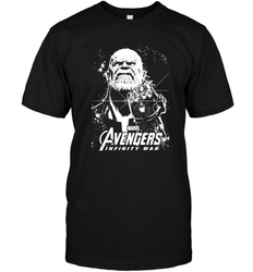 Marvel Infinity War Thanos Unicolor Stamp Men's T-Shirt
