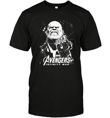 Marvel Infinity War Thanos Unicolor Stamp Men's T-Shirt Men's T-Shirt / Black / S Men's T-Shirt - skytshirtshop