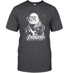 Marvel Infinity War Thanos Unicolor Stamp Men's T-Shirt Men's T-Shirt - skytshirtshop