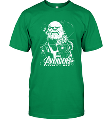 Marvel Infinity War Thanos Unicolor Stamp Men's T-Shirt Men's T-Shirt - skytshirtshop